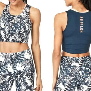 Sweaty Betty Women's Home Straight Running Crop Top tank Size Medium